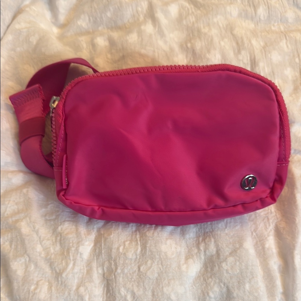 Lululemon Athletica Vibrant Pink Crossbody Bag